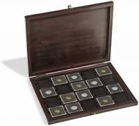 Коробка RUSTIKA Q20 для 20 монет в капсулах Quadrum. Leuchtturm, #355169