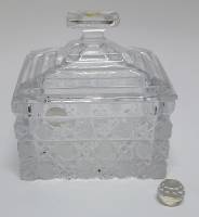 Шкатулка хрустальная, СССР (сост. на фото)