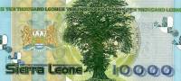  Банкнота Сьерра-Леоне 2004 год 10 000     UNC