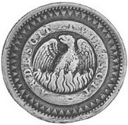 (№1827km5 (buenos aires)) Монета Объединённые провинции Южной Америки 1827 год 20/10 de Real
