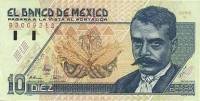 (№1992P-99a.8) Банкнота Мексика 1992 год "10 Nuevos Pesos"