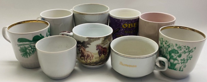 Кружки разные 9 шт