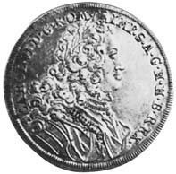 (№1713km1544) Монета Австрия 1713 год frac12; Thaler