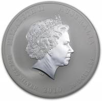 () Монета Австралия 2010 год 100  ""   Биметалл (Серебро - Ниобиум)  UNC