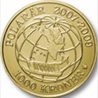 (№2008km931) Монета Дания 2008 год 1,000 Kroner (Сириус)