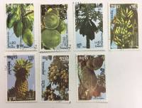 --  Набор марок Камбоджа 7 шт.  Гашёные , III Θ