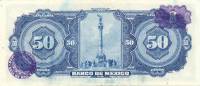 (№1953P-49e.2) Банкнота Мексика 1953 год "50 Pesos"