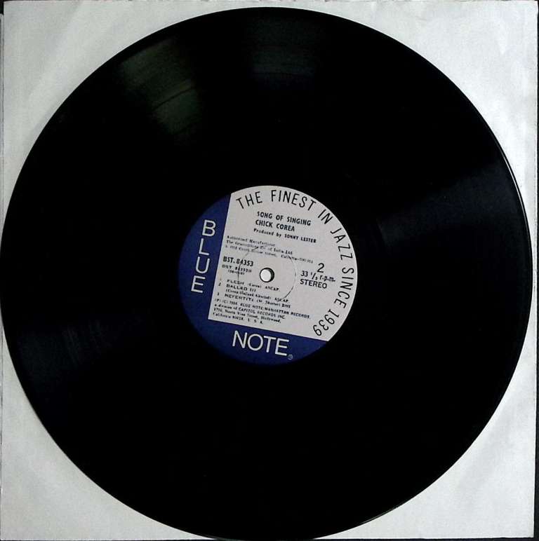 Пластинка виниловая , The song of singing Blue Note 300 мм. Excellent