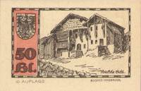 (№1920) Банкнота Австрия 1920 год "50 Heller"