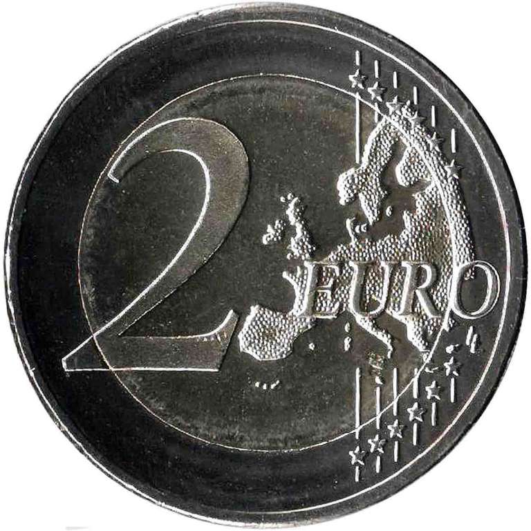 017 Монета Германия (ФРГ) 2016 год 2 евро Саксония Двор G Биметалл  UNC