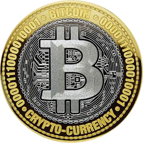 (02) Монета Россия 2016 год 10 рублей &quot;Биткоин&quot;  Биметалл  UNC