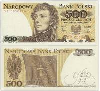 (1982) Банкнота Польша 1982 год 500 злотых "Тадеуш Костюшко"   UNC
