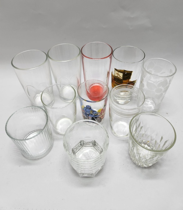 Набор стаканов разных 11 шт 