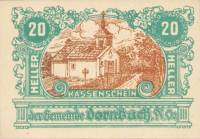 (№1920) Банкнота Австрия 1920 год "20 Heller"