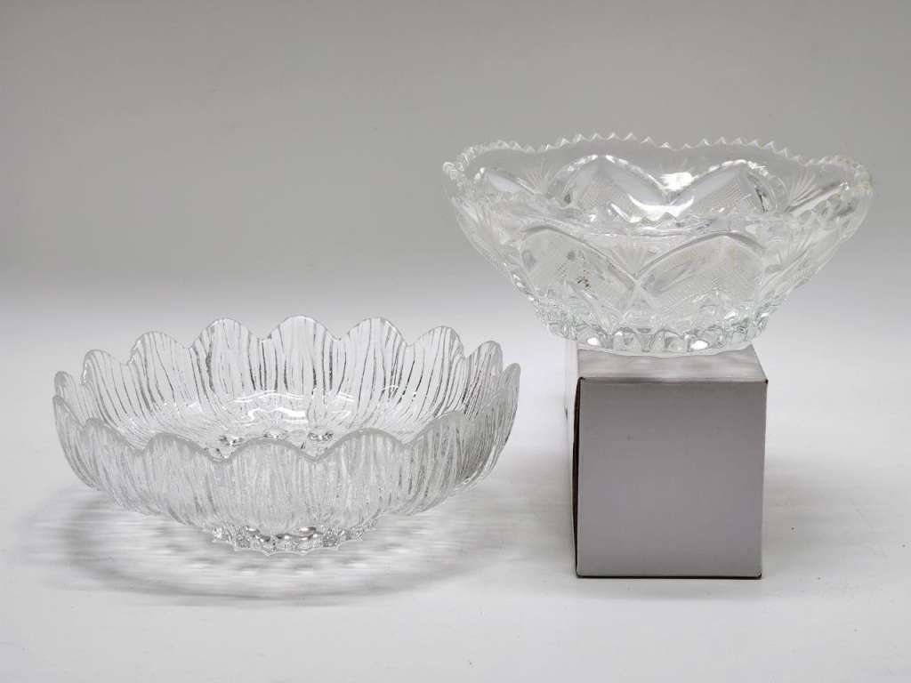 Салатники 2 штуки хрусталь СССР