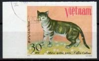 (1979-060a) Марка Вьетнам "Тигровая кошка"  Без перфорации  Кошки III Θ