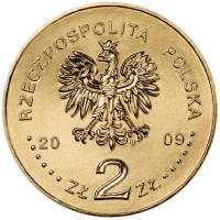 () Монета Польша 2009 год 2  ""   Северное золото  UNC