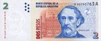 (,) Банкнота Аргентина 1997 год 2 песо "Бартоломе Митре"   UNC
