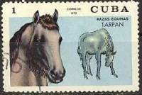 (1972-040) Марка Куба "Тарпан"    Лошади III Θ
