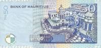 (,) Банкнота Маврикий 2001 год 50 рупий "Джозеф Патурау"   UNC