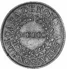 (№1840km6 (buenos aires)) Монета Объединённые провинции Южной Америки 1840 год 5/10 de Real