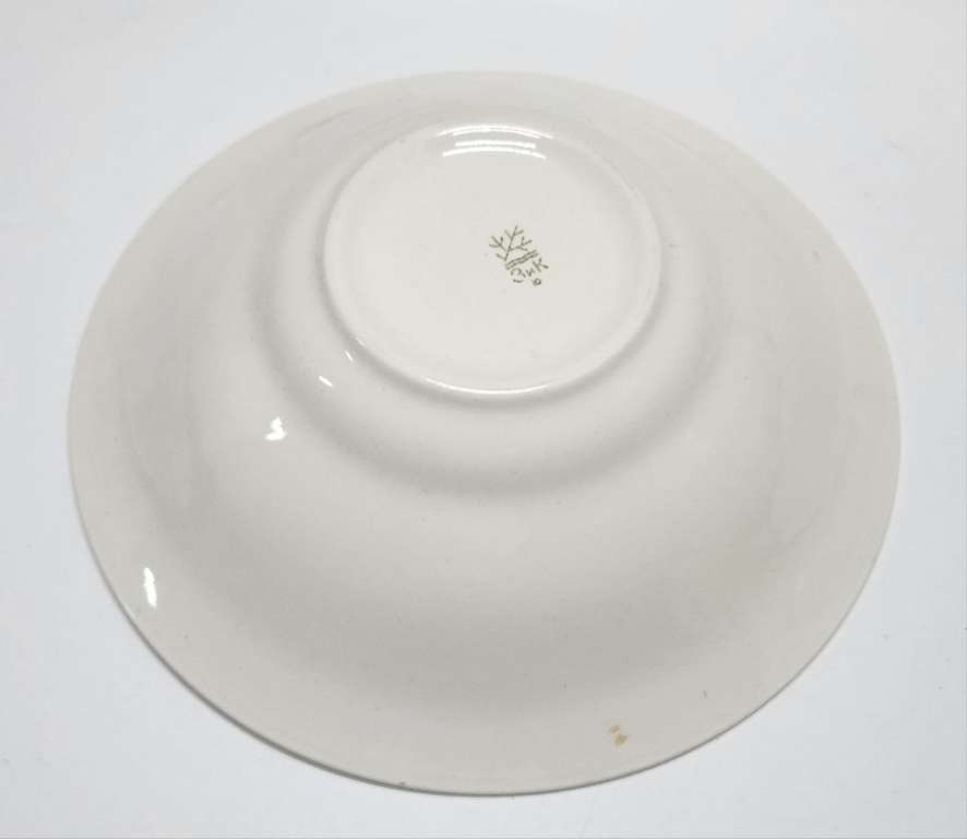 Салатник ЗИК Конаково белый широкий круглый