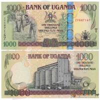 (,) Банкнота Уганда 1999 год  шиллингов    UNC