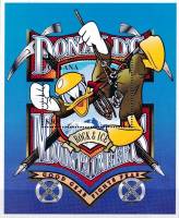 (№1996-514) Блок марок Гайана 1996 год "Donald039s рок ampamp льда альпинистов", Гашеный