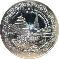(№2004km2017) Монета Франция 2004 год frac14; Euro (Год Франции в Китае)