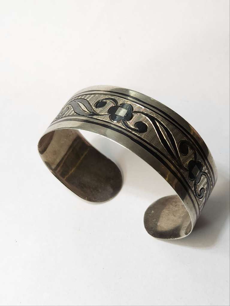 Браслет серебро 875 проба СССР 19 гр