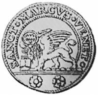 (№1763c52 (118-й дож Джованни Мочениго Альвизе)) Монета Италия 1763 год 15 Soldi (118-й дож Джованни