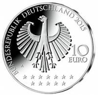 () Монета Германия (ФРГ) 2015 год 10 евро ""  Медь-Никель  UNC