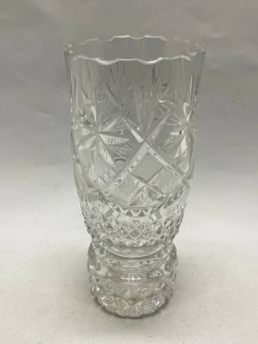 Ваза хрусталь СССР высота 21 см