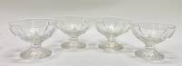Креманки на ножках 4 шт стекло СССР