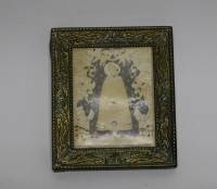 Икона в металической оправе (сост на фото)