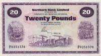 (№1981P-190b) Банкнота Северная Ирландия 1981 год "20 Pounds" (Подписи: Ervin)