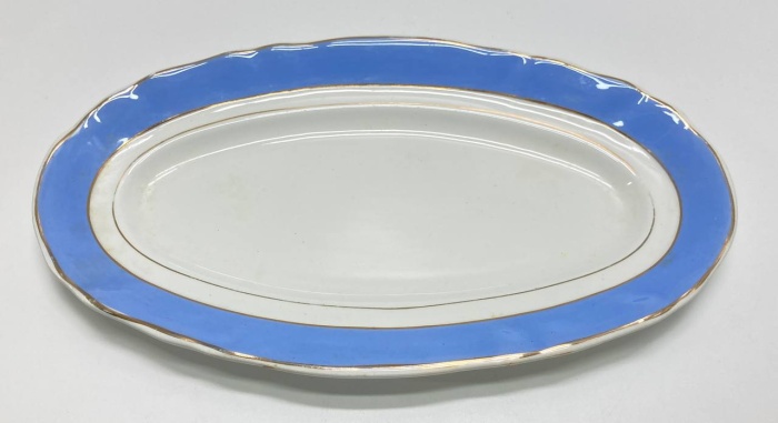 Блюдо овальное, ЗИК Конаково, 1957 год, СССР