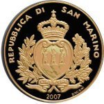 (№2007km347) Монета Сан-Марино 2007 год 2 Scudi (Собственнной Сан-Марино Флоренция)