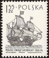 (1964-86) Марка Польша "Польское судно"   Парусные суда III Θ