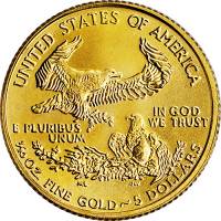 (2018w) Монета США 2018 год 5 долларов    PROOF