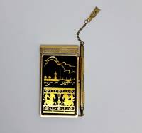 Карманная записная книжка, металл, СССР (сост. на фото)