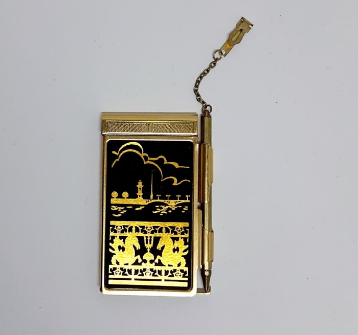 Карманная записная книжка, металл, СССР (сост. на фото)