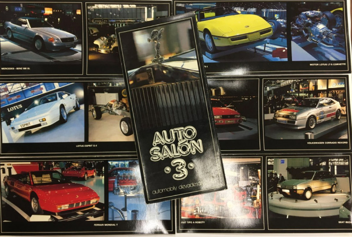Набор открыток &quot;Auto Salon 3&quot;, 21 шт., 1984 г.