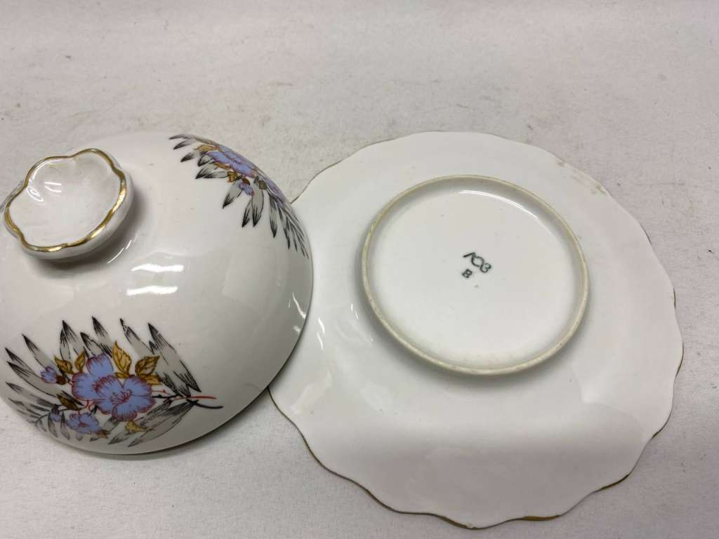 Масленка с крышкой ЛОЗ ЛЗФН цветы