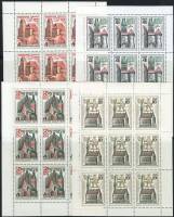 (1973-107-110) Листы (4 шт по 9 марок 3х3) СССР    Памятники Прибалтийских республик III O