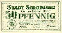 (№1921) Банкнота Германия 1921 год "50 Pfennig"