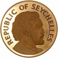 () Монета Сейшельские острова 1976 год 10000  ""   Биметалл (Платина - Золото)  UNC