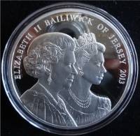 (№2013) Монета Джерси 2013 год 10 Pounds (Королева)