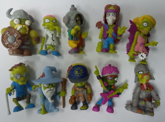 Фигурки игрушки &quot;Зомби&quot; набор,10 шт (сост.на фото)