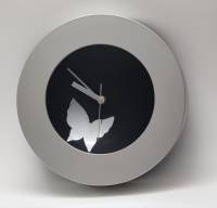 Часы настенные круглые серые Hi Tech кварцевые новые в коробке